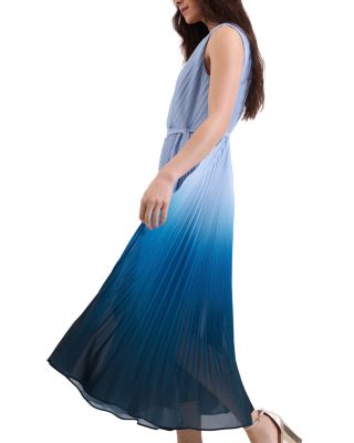 Mira Blue Ombr&eacute; Sleeveless Dress