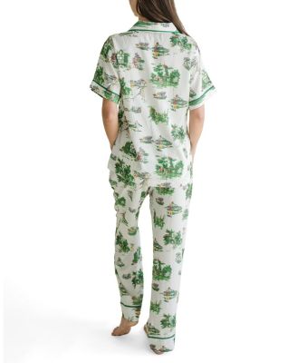Golf Toile Pajama Pants Set