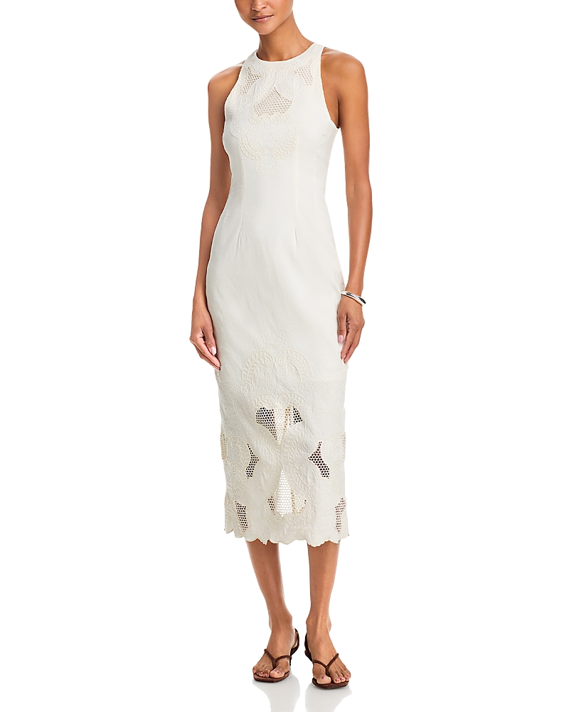 Veronica Beard Upten Embroidered Dress