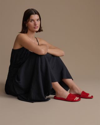 Women's Lyle Suede Slide Sandals