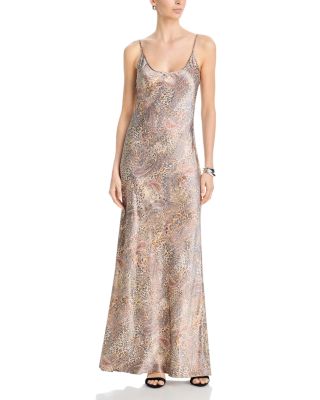 Charmaine Silk Scoop Neck Gown