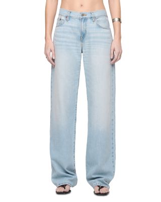 Loosie Low Rise Straight Jeans in Silver Springs