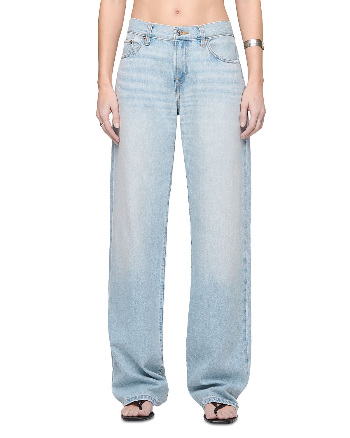 Re/Done Loosie Low Rise Straight Jeans