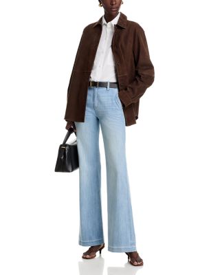 Eden High Rise Wide Leg Jeans in Light Indigo