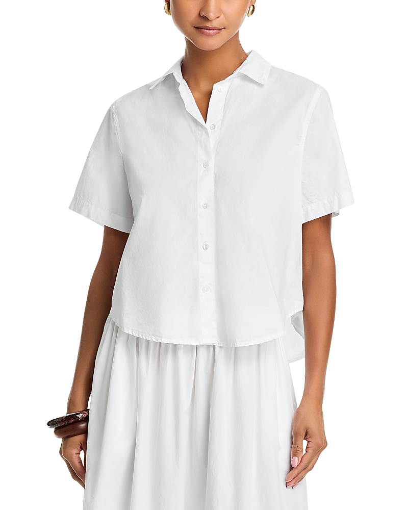 Velvet by Graham & Spencer Alana Short Sleeve Button Up Top