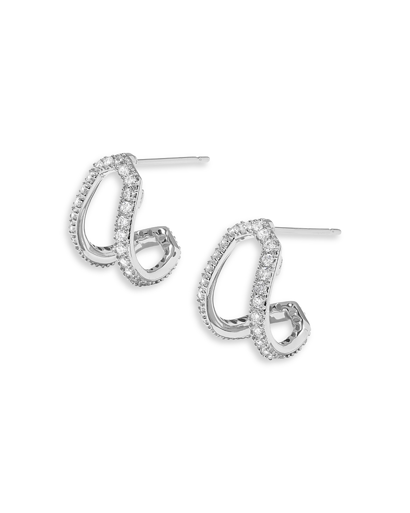 Kendra Scott Daphne Pave Huggie Earrings