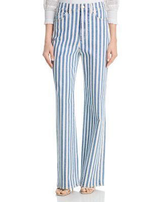 Taylor High Rise Wide Leg Jeans in Saltwater