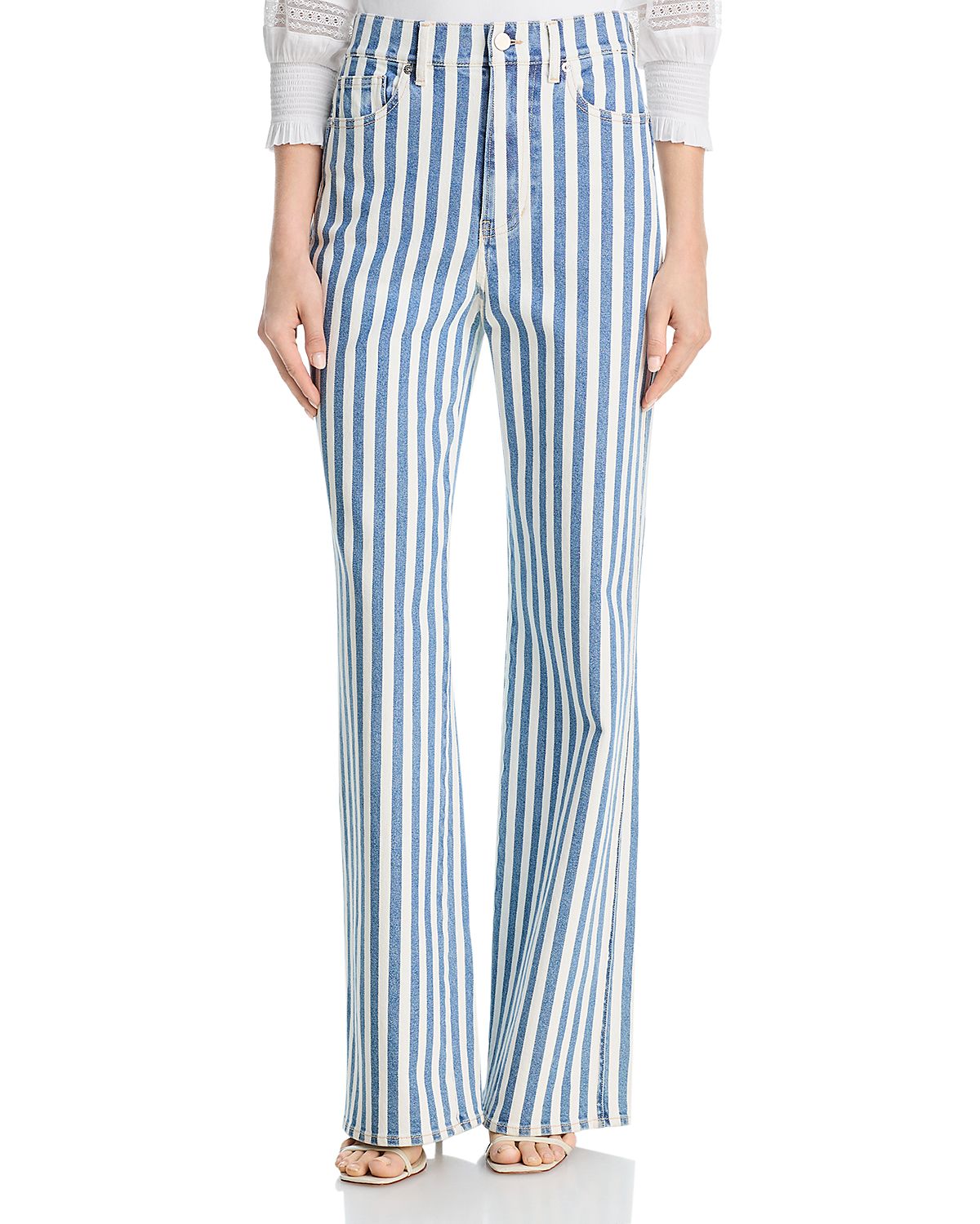 Veronica Beard Taylor High Rise Wide Leg Jeans