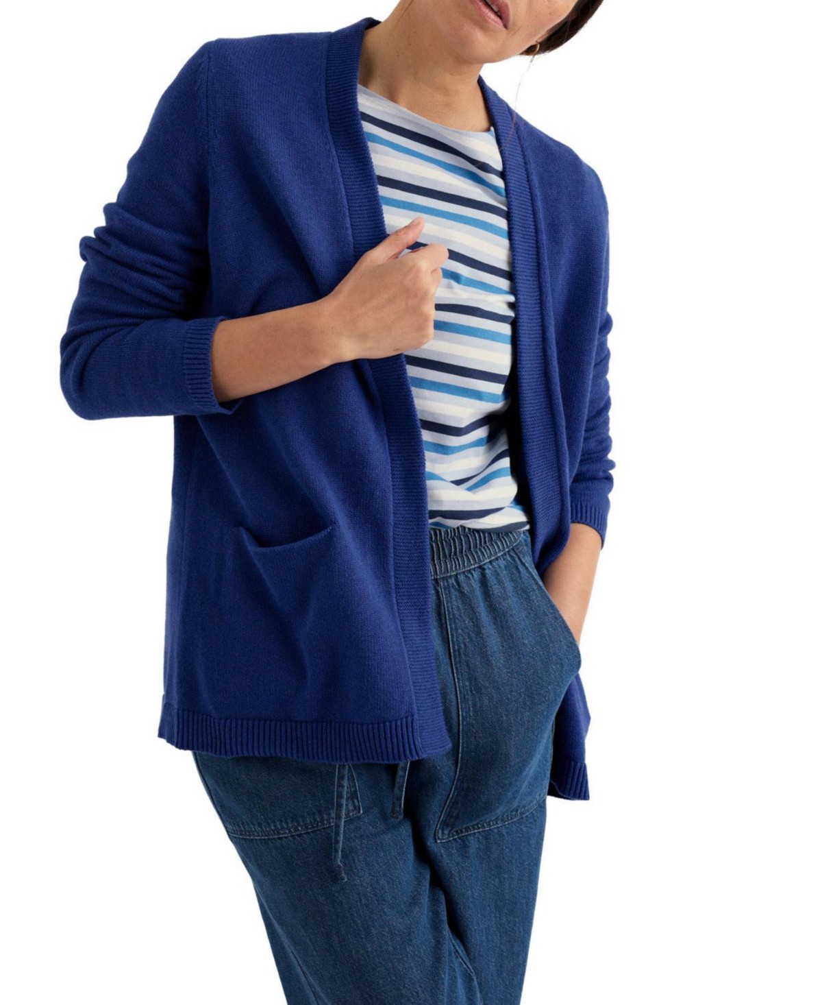 Riverboat Open Front Long Cardigan