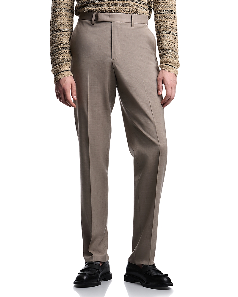 Emporio Armani Regular Fit Tropical Weave Trousers