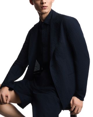 Bermuda Regular Fit Seersucker Shorts