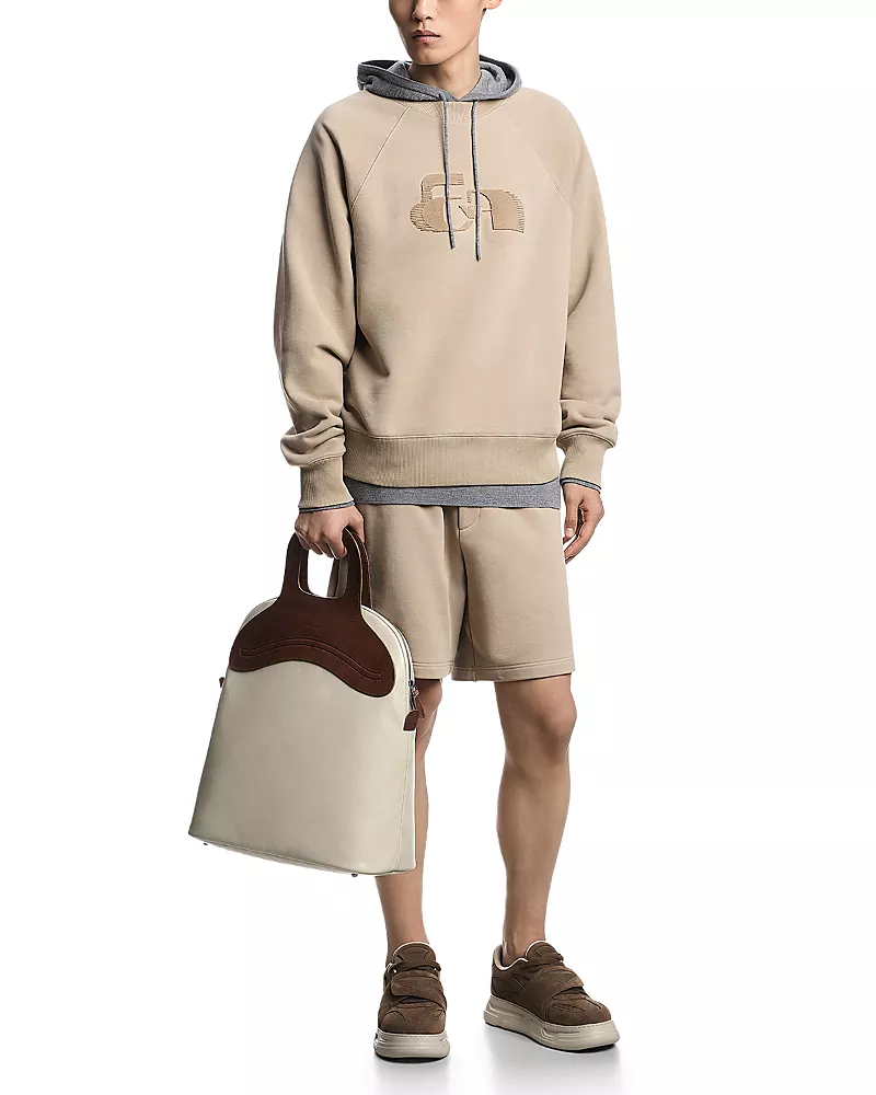 Emporio Armani Regular Fit Crewneck Logo Sweatshirt