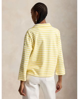 Striped Split Placket Mariner Tee