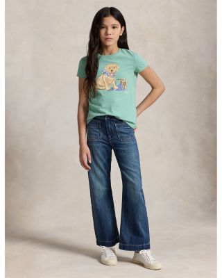 Girls' Dog Print Cotton Jersey Tee - Big Kid