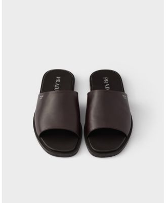  Men's Leather Slides