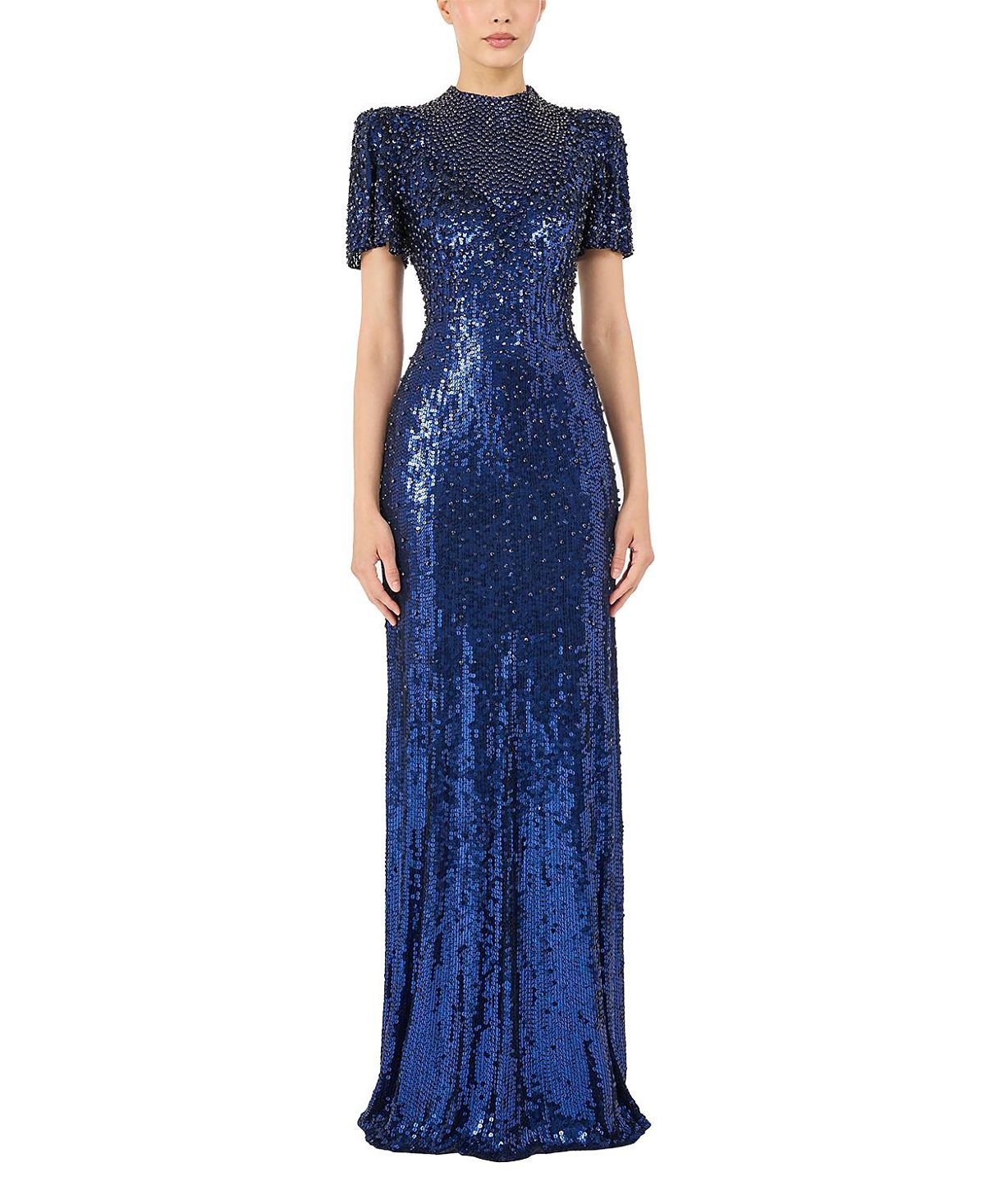 Jenny Packham Jourdain Sequin-Embellished Gown
