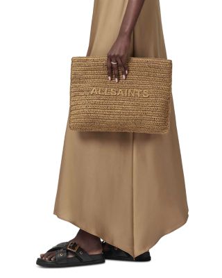 Bettina Raffia Clutch 