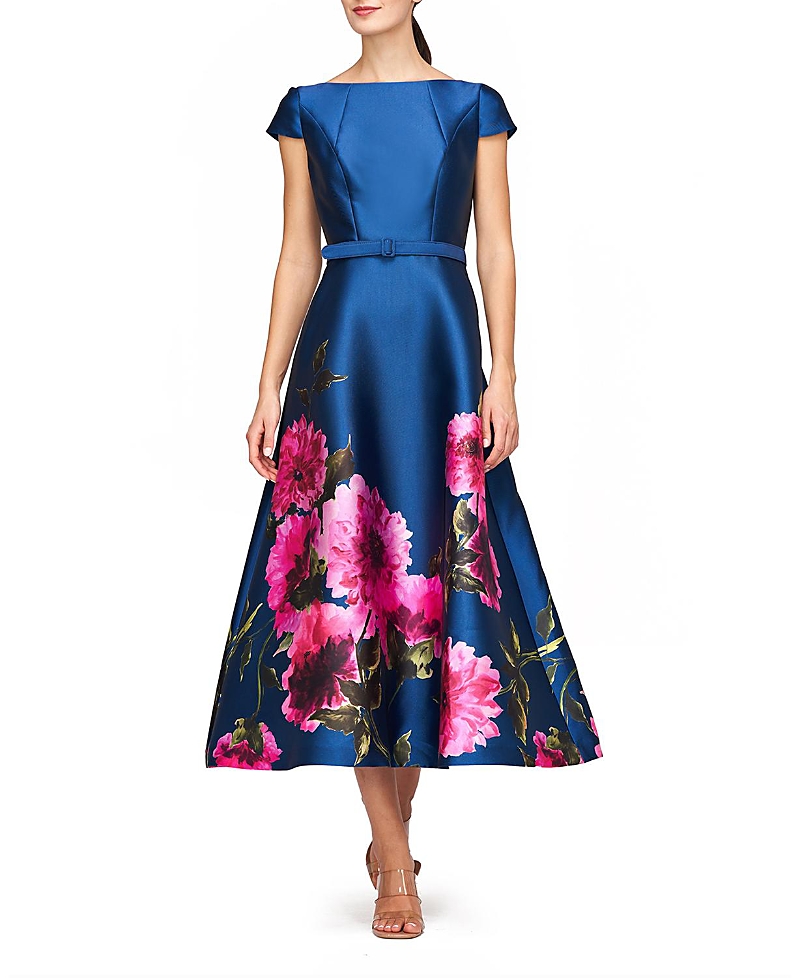 Kay Unger Ina Tea Length Dress