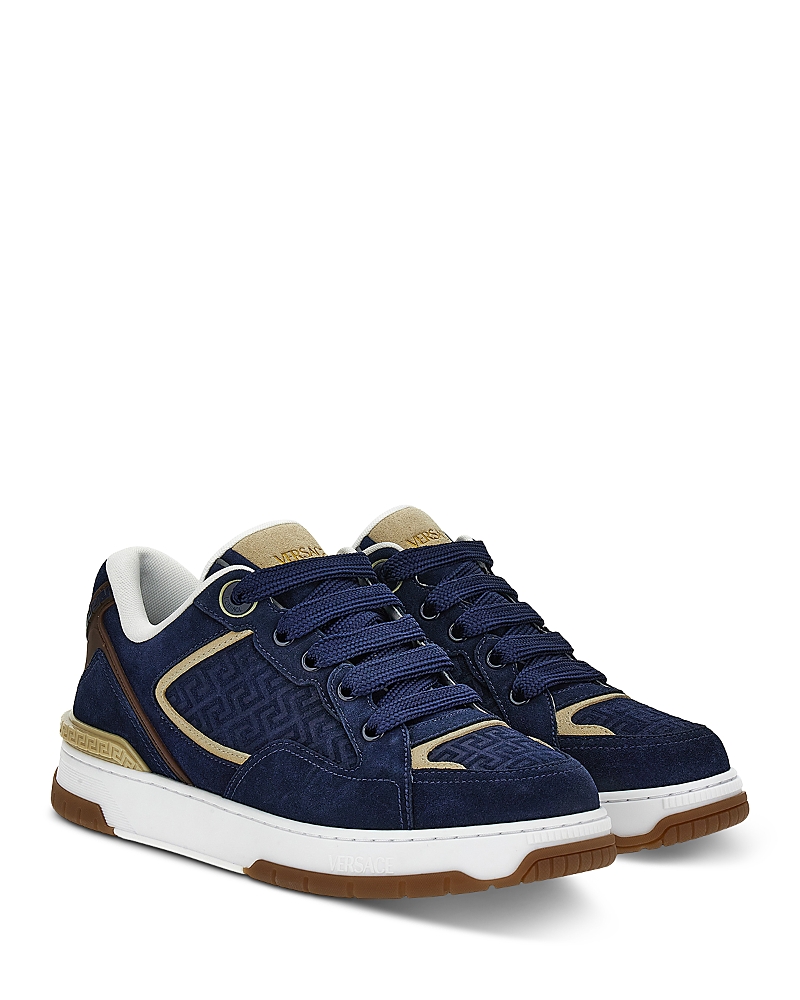 Versace Men's Suede Sneakers