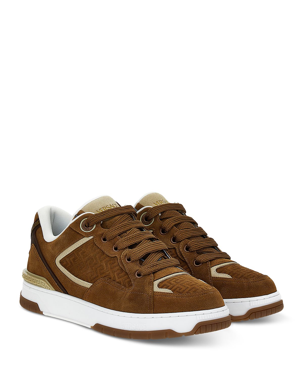 Versace Men's Suede Sneakers