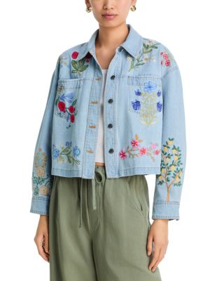 Beatrix Cropped Denim Jacket