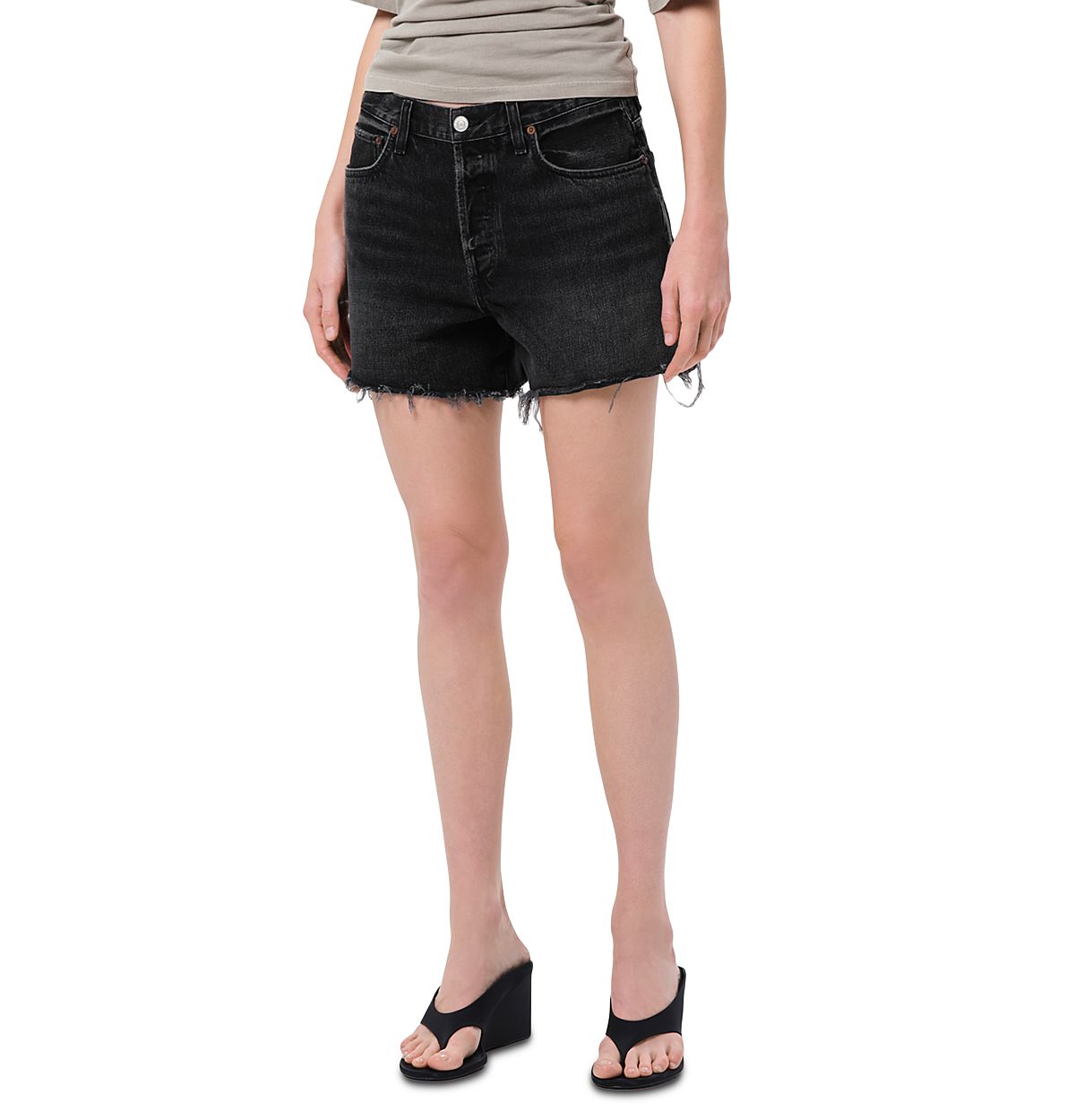 Agolde Nye Low Slung Vintage Shorts