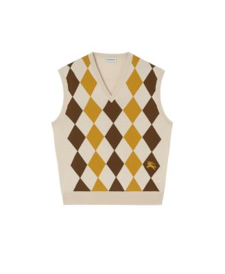  Argyle Wool Sweater Vest