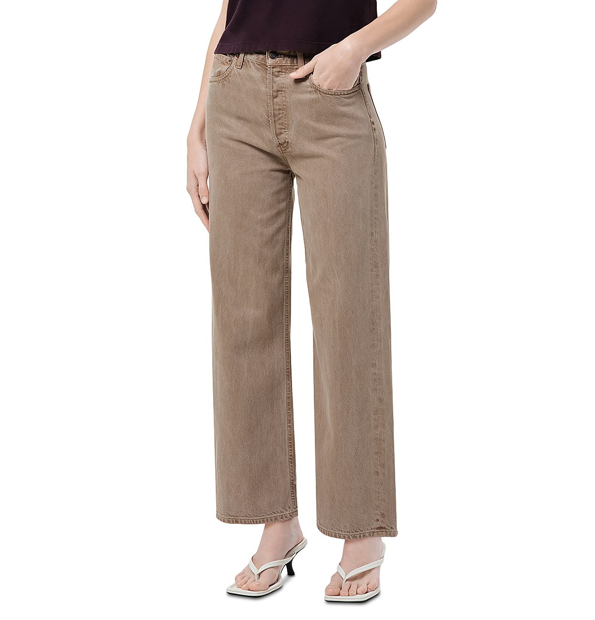 Agolde Ren High Rise Wide Leg Jeans