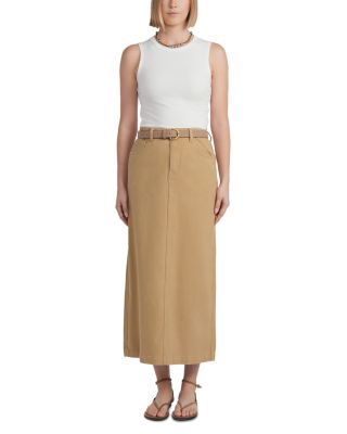 x HD Denim Maxi Skirt