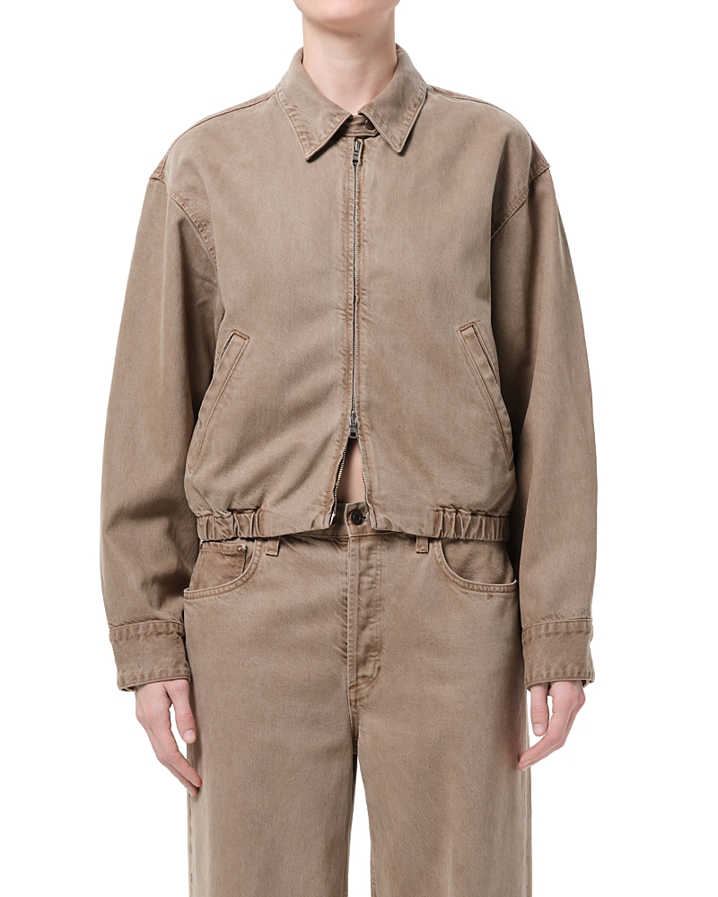 Agolde Nile Denim Bomber Jacket