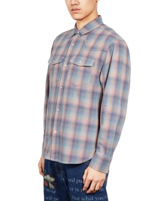 Sender Relaxed Fit Plaid Shirt