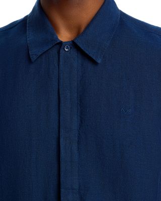 Classic Linen Point Collar Shirt