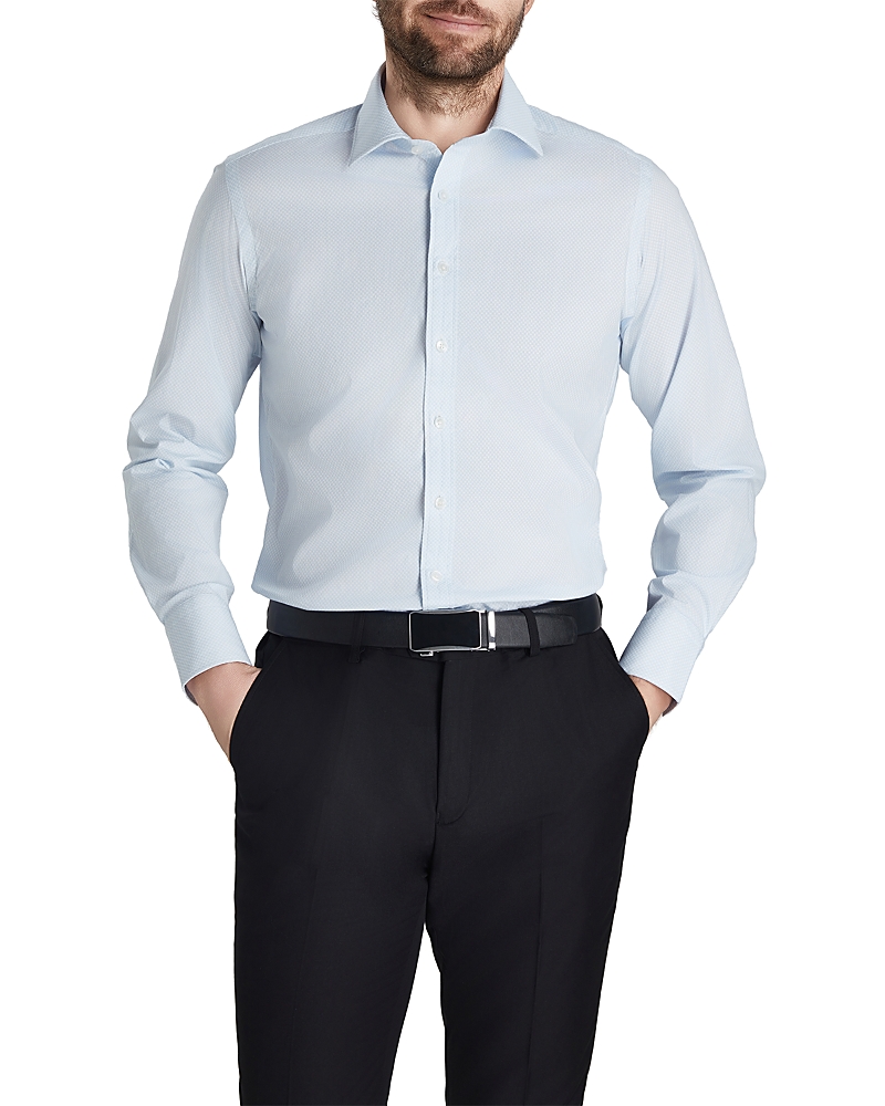 Thomas Pink Link Print Dress Shirt