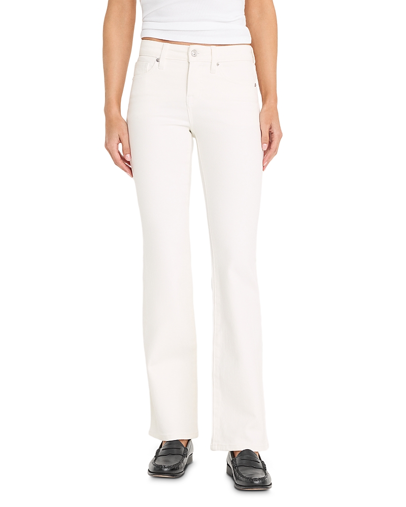 Good American Good Low Rise Bootcut Jeans in White001