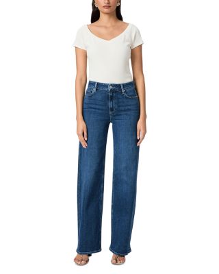 Anessa High Rise Wide Leg Jeans in Venetian Breeze
