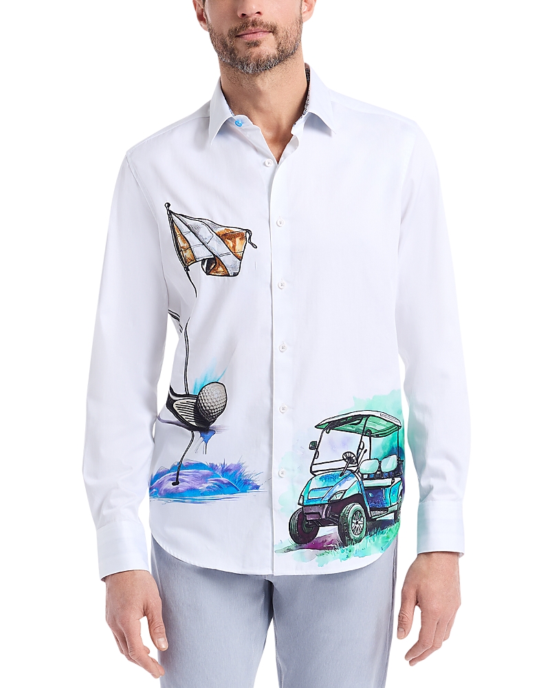 Robert Graham Genesis Golf Graphic Shirt