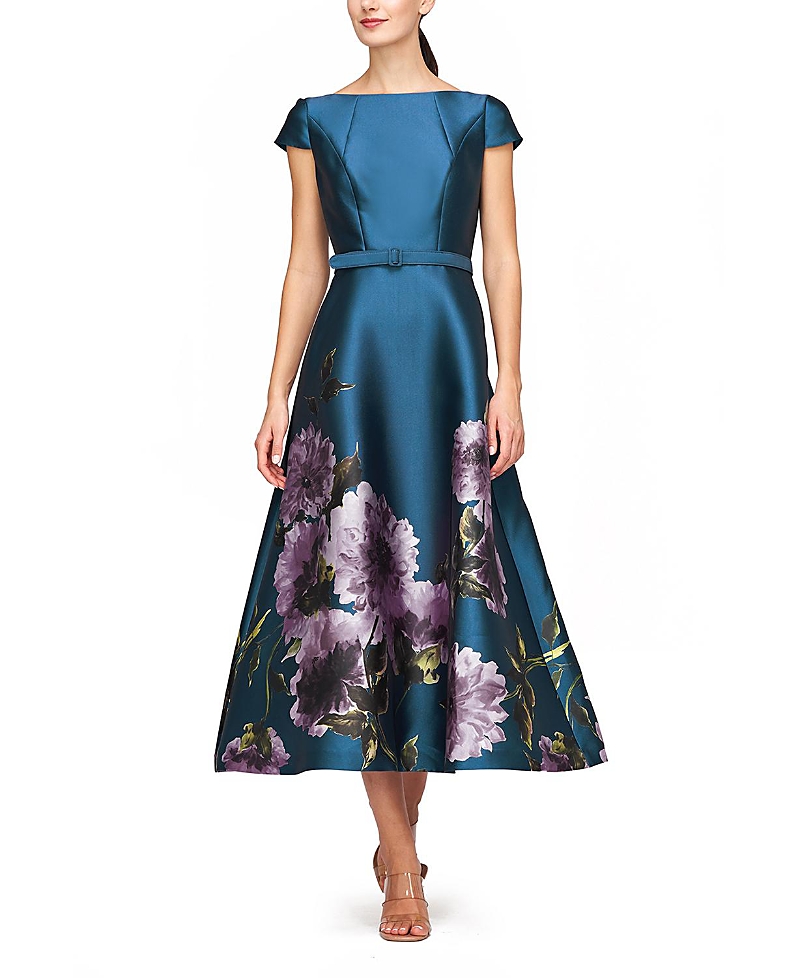 Kay Unger Ina Tea Length Dress
