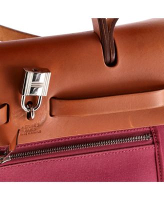 31 Herbag Zip Leather and Toile