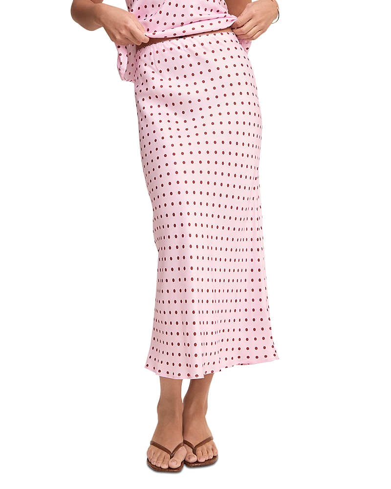 Nobody's Child Alana Dot Print Midi Skirt