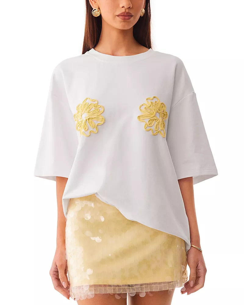 Sndys Mai Tai Cord Floral Tee