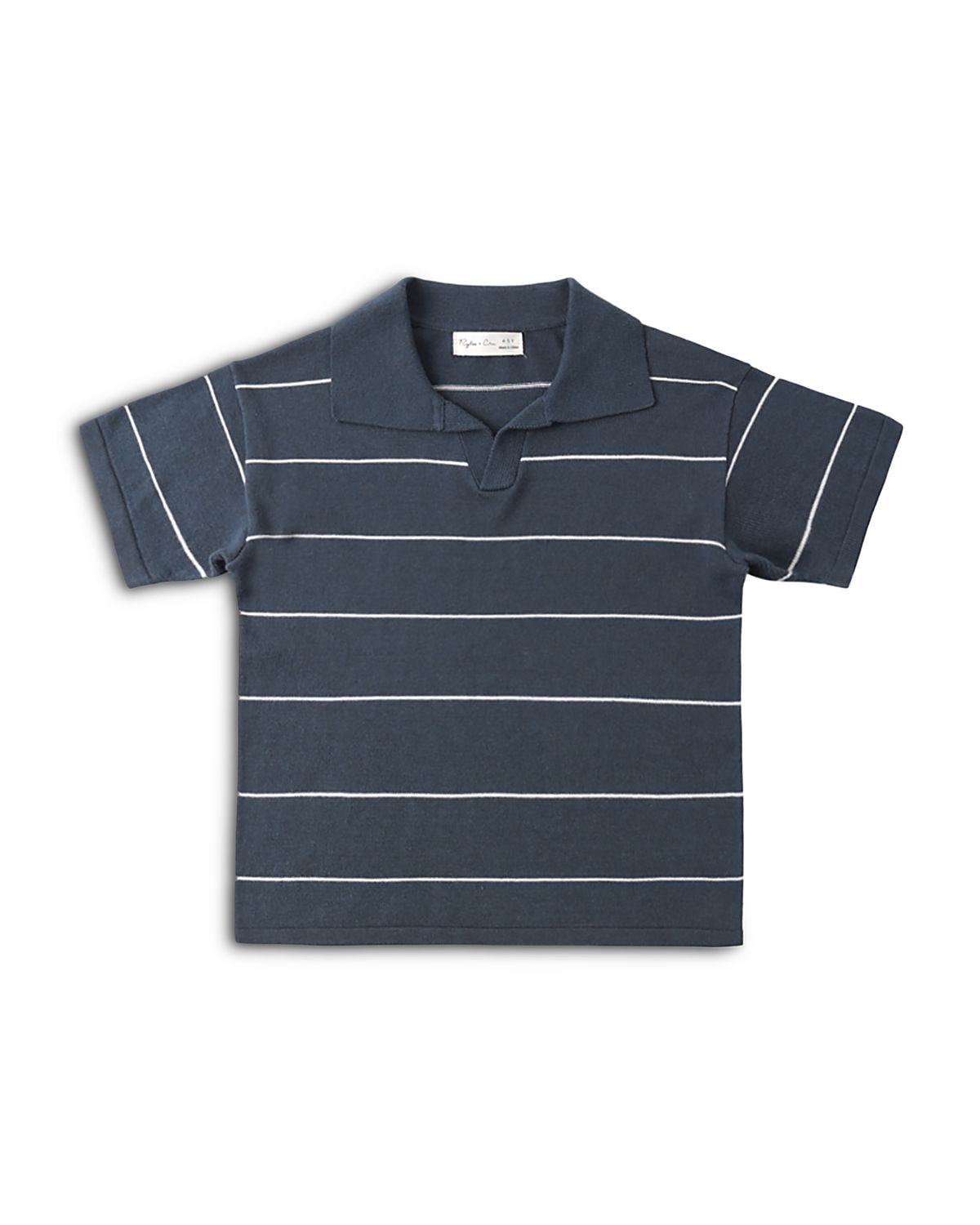 Rylee + Cru Boys' Chandler Striped Knit Polo - Little Kid