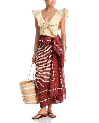 Golden Horizon Pareo Swim Cover-Up 