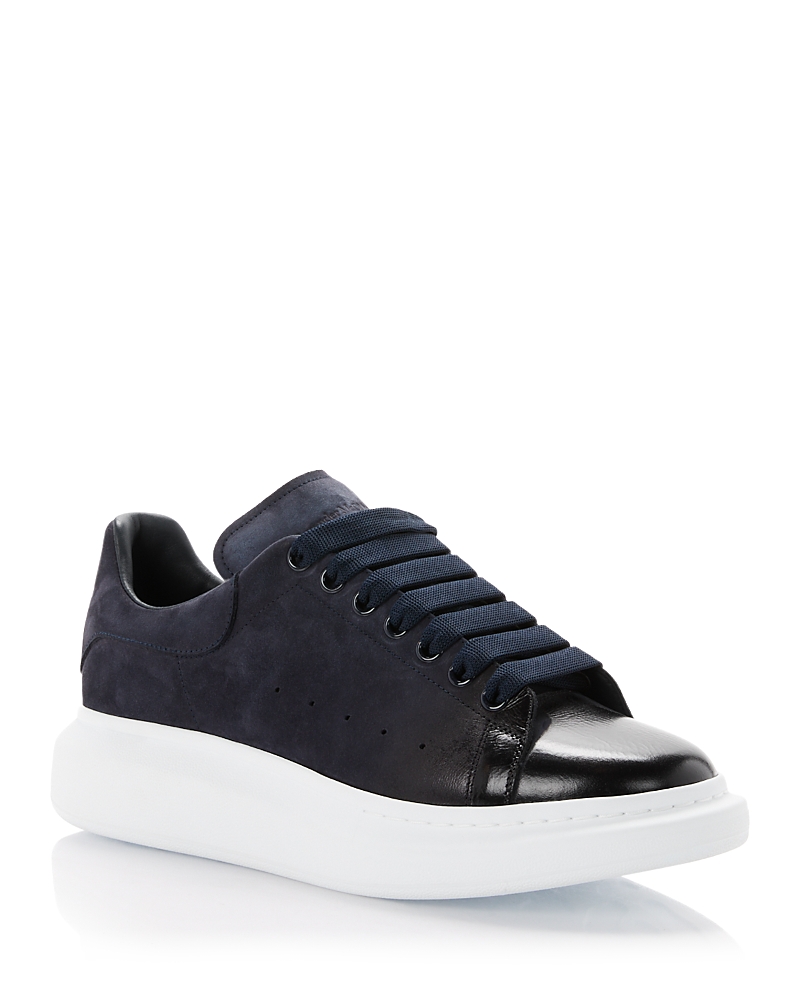 McQueen Men's Leather Oversized Sneakers