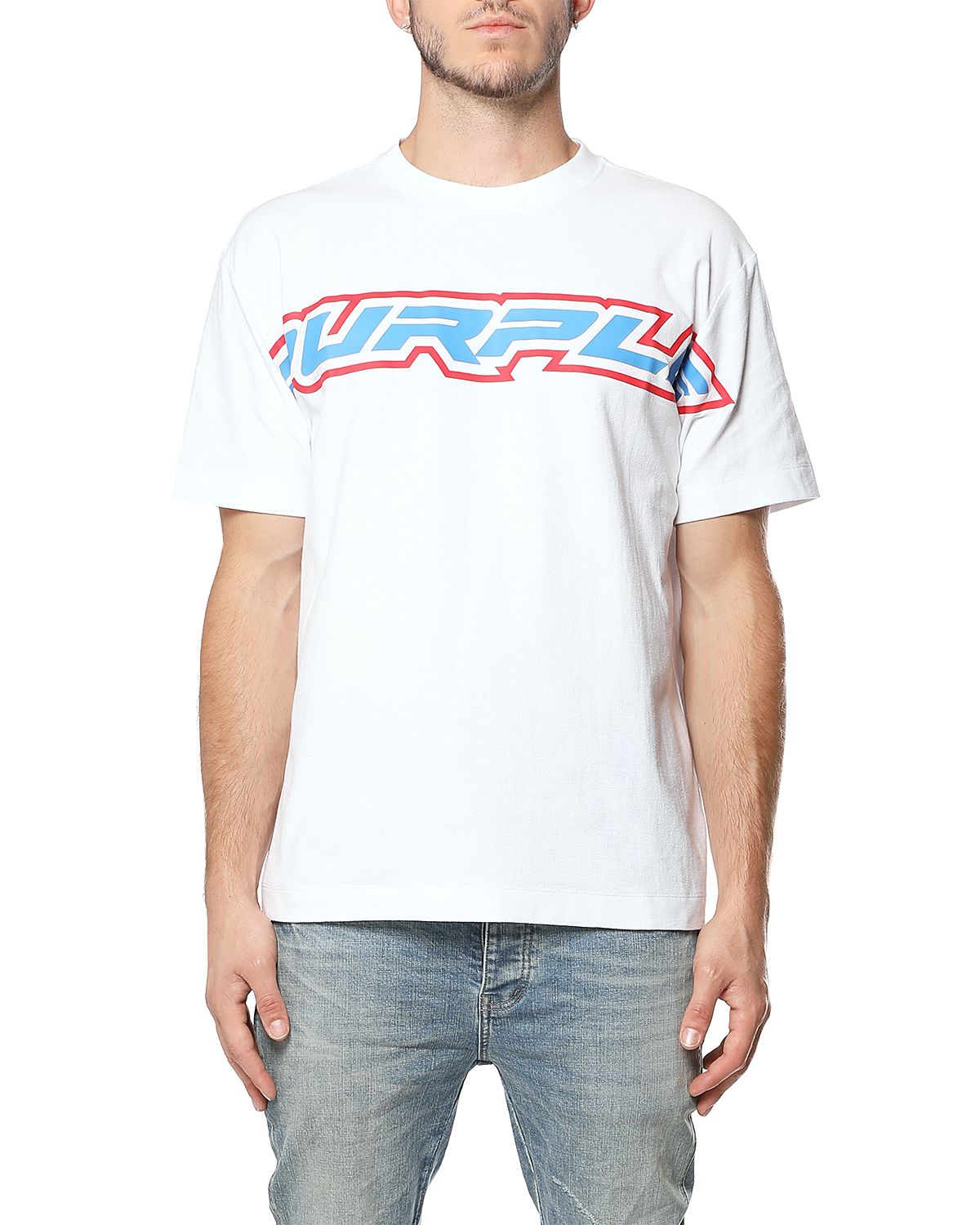 Purple Brand Textured Jersey Short Sleeve Tee