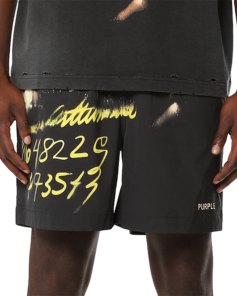 Purple Brand Regular Fit 5.8 All Round Logo Shorts