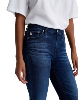 Mari Mid Rise Slim Straight Jeans in 5 Years Blue