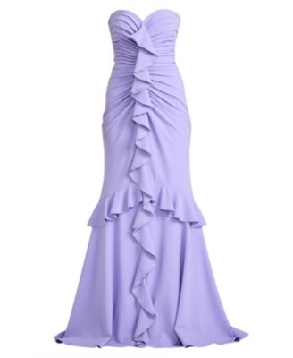  Spargo Cascading Ruffle Gown