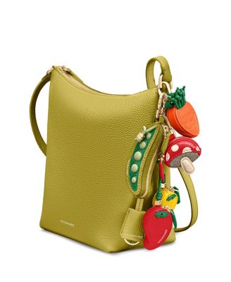 Leather Zipped Bucket Bag