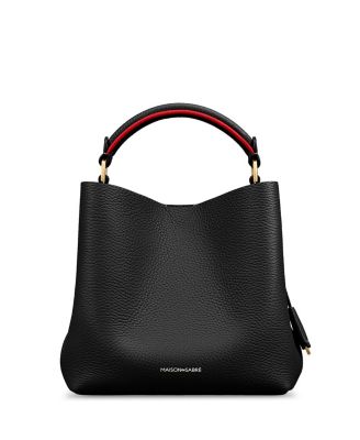 Leather Mini Leather Bucket Bag