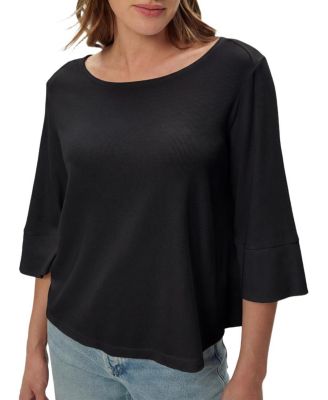 Rosalynn Wide Sleeve Boatneck Top